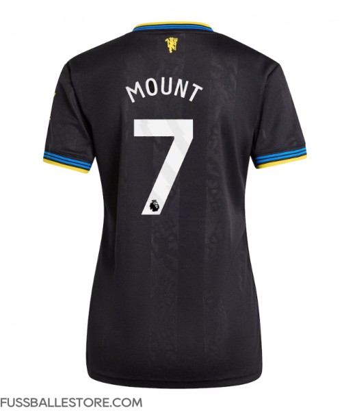 Günstige Manchester United Mason Mount #7 3rd trikot Damen 2025-26 Kurzarm Günstige Manchester United Mason Mount #7 3rd trikot Damen 2025-26 Kurzarm